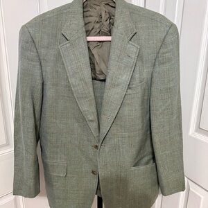 Norman Hilton Wool Linen Silk Blend Men's Vintage Blazer